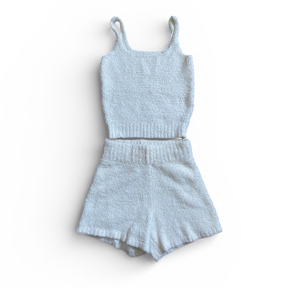 Skims cozy knit tank & shorts set- bone - Picture 5 of 5